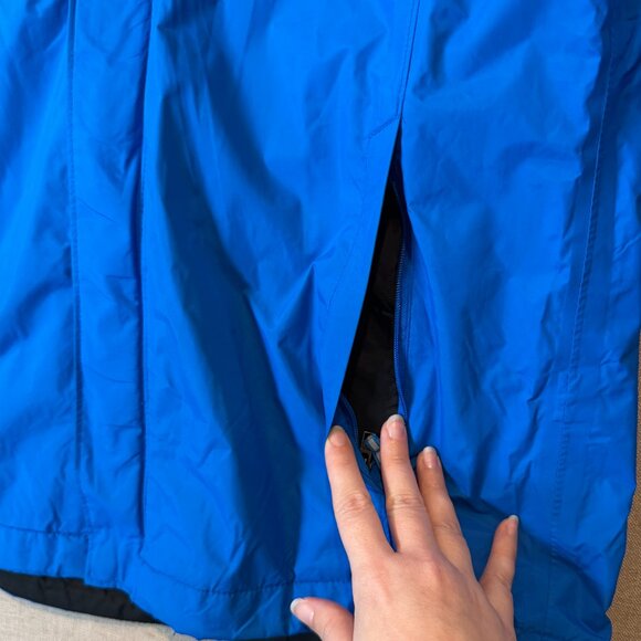 Columbia Omni-Tech Men's Waterproof Breathable Rain Jacket Blue Small Hooded - Picture 6 of 12